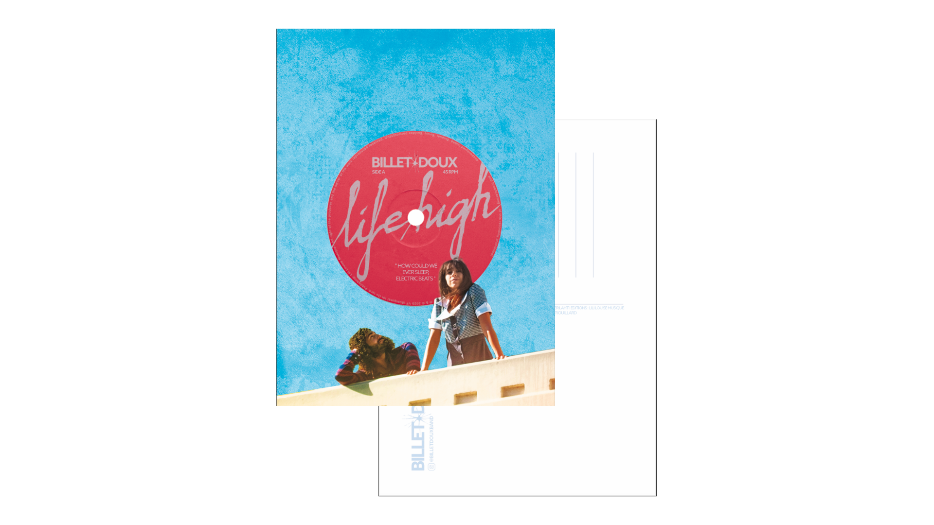 Postcard Vinyl - One track "Life High"